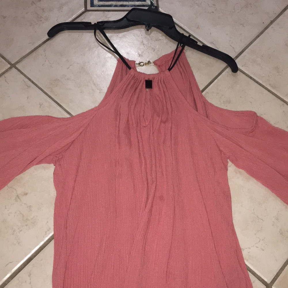 fancy cold shoulder blouse